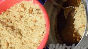 Шоколадная колбаска из печенья со сгущенкой