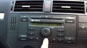 Ford 6000CD System - 60 second how to change the clock