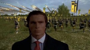 Patrick Bateman goes to attack for the Oda
