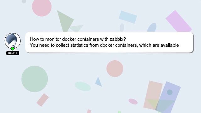 How to monitor docker containers with zabbix? смотреть онлайн