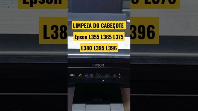 Resolvendo falhas de impressão. Impressora Epson L355 L365 L375 L395 L396