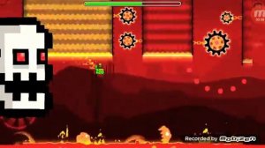 Прохождение 1 уровня геометри Даш саб-зиро