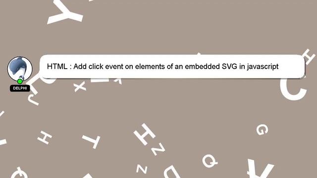 HTML : Add click event on elements of an embedded SVG in javascript