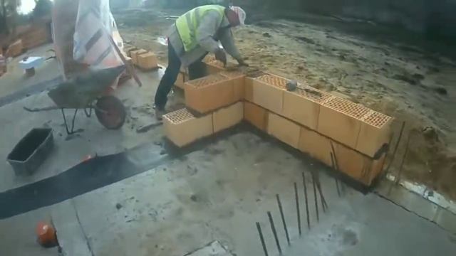 Кладка керамических блоков смотреть онлайн