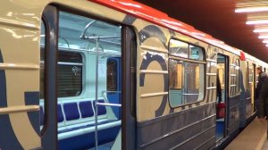 Электропоезд 81-717/714.5М в брендовой окраске "Московский Транспорт"