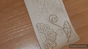 Шкатулка из кожи растительного дубления#тиснение по коже#мастер класс