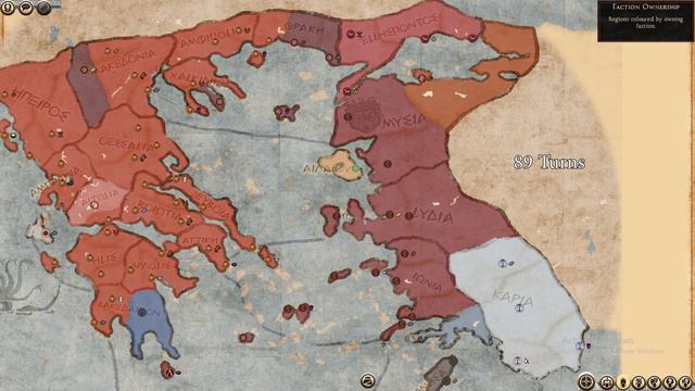 Macedonian Wars AI Only Timelapse: Rome 2 Total War Divide Et Impera mod смотреть онлайн