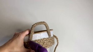 КРАСОТА ИЗ ДЖУТА своими руками / Jute craft idea