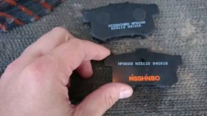 Новая серия колодок Nisshinbo на примере NP8008
