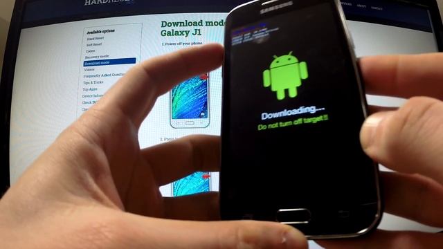 DOWNLOAD MODE: SAMSUNG J100F Galaxy J1 - HOW TO ENTER смотреть онлайн