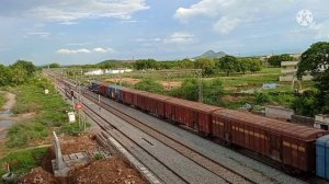 Indian Railways Goods Train video || Indian Freight Train || Rajampet Kadapa district Andhra Prades