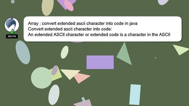 Array : convert extended ascii character into code in java смотреть онлайн