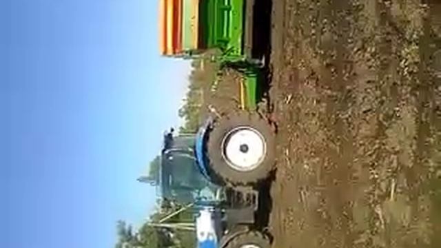 Внесення мінеральних добрив(New Holland T6050-Amazone ZG-TS 5000 смотреть онлайн