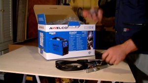 unboxing saldatrice 160 A awelco easy 180 (made in italy)