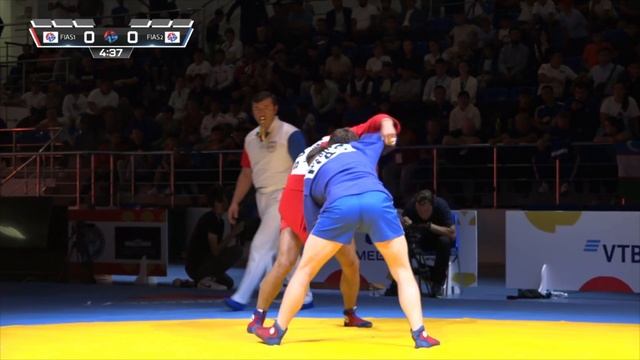 SKRYABIN Stanislav vs SAYAPIN Uladzislau. World SAMBO Cup 2023 in Kyrgyzstan