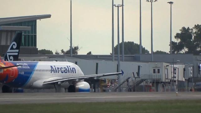 Aircalin Airbus A320 Departure | Christchurch Airport смотреть онлайн
