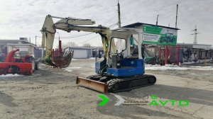 Обзор б/у японского миниэкскаватора MITSUBISHI MX35 / синий трактор экскаватор мега вкусный слив