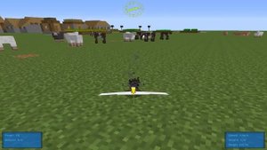 ОБЗОР МОДА#1 на майнкрат мини  самолеты на пульте управления