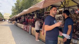 Peddlers at Yerevan Streets, Armenia 🇦🇲 Walking Tour (4K UHD 60fps)