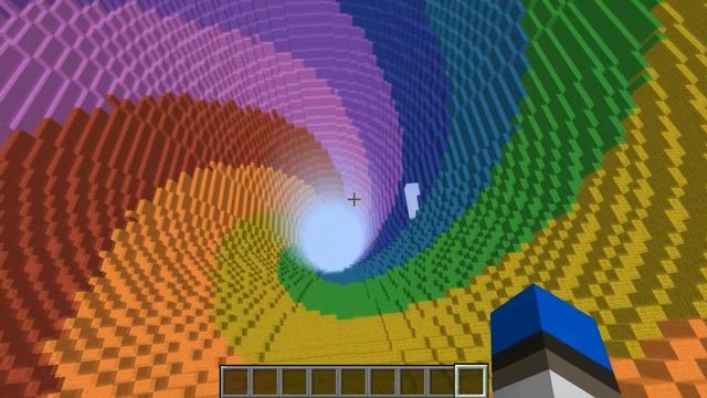 ЧТО БУДЕТ, ЕСЛИ ПРЫГНУТЬ В РАДУЖНЫЙ ПОРТАЛ MINECRAFT? Eng Sub Eng Sub смотреть онлайн