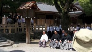 Sumo - Yokozuna Dohyoiri Ceremony in Nagoya