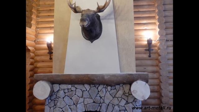 Большая кованая люстра с деревом стилизованная под колесо от телеги. смотреть онлайн