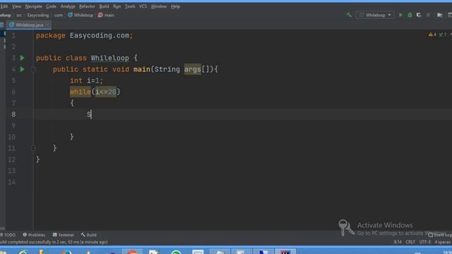 While loop in Java | Looping Statements in Java | Lecture 11