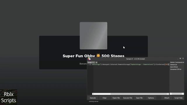 ? SUPER FUN OBBY [500 STAGES!] - FREE ROBLOX SCRIPT/HACK - AUTO COMPLETE - PASTEBIN смотреть онлайн