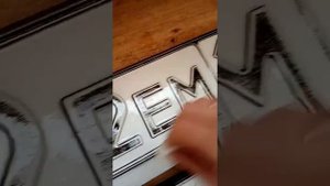 Покраска гос. номеров перманетным маркером