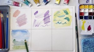 Акварельные карандаши. Способы работы акварельными карандашами. Акварель.
