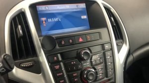 Opel Astra (Опель Астра) 2012 г. Приборная панель, момент запуска двигателя.
