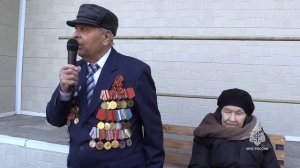 Сотрудники МЧС России приняли участие в поздравлении ветеранов, тружеников тыла и детей войны