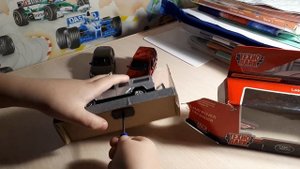 Распаковка машинки Технопарк