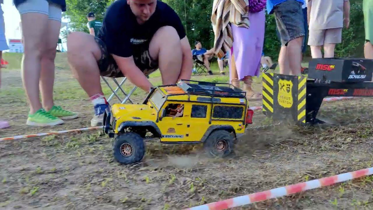 Traxxas TRX4 Defender трак пул заезд класса 2 на MSG Fest 2024