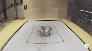Как сделать корк 720 на батуте (How to Cork 720 on a trampoline)