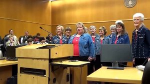 #447 США Аляска Анкоридж Я - американка Церемония получения гражданства