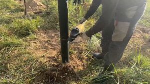 Монтаж винтовых свай 108