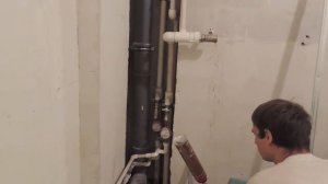 Как сделать канализацию, полипропилен и короб из гипсокартона в совмещенном санузле. Часть 2