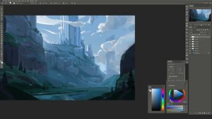 Castle Sketch → Final: Digital Painting