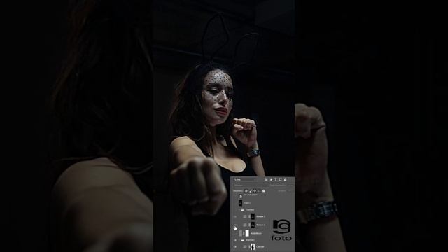 Бойцовский кролик ретушь фото в Photoshop #shortsRGfoto смотреть онлайн