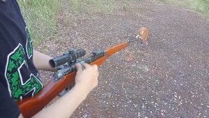 Винтовка Мосина из бумаги и картона.