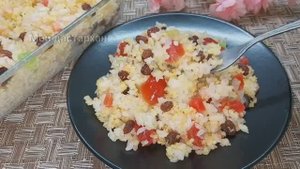 РИС с ФРУКТАМИ и СУХОФРУКТАМИ Вкусный постный  ужин.