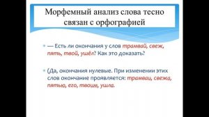 10 класс. Морфемика и словообразование