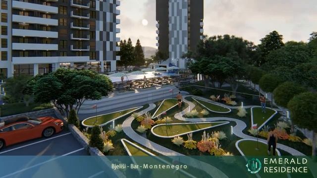 ЖК "ЭМЕРАЛЬД РЕЗИДЕНС", Бар, Черногория. смотреть онлайн
