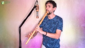 Лоу -вистл в До из ясеня - мастерская флейт Гармония Звука