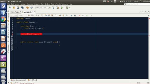 Lambda function in Java