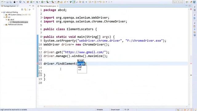 22. Element Locators in Selenium
