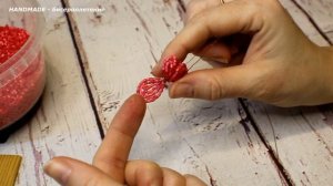 МК Розы из бисера 1 часть. Как сделать Розу из бисера в колбе. Бисероплетение для начинающих. DIY