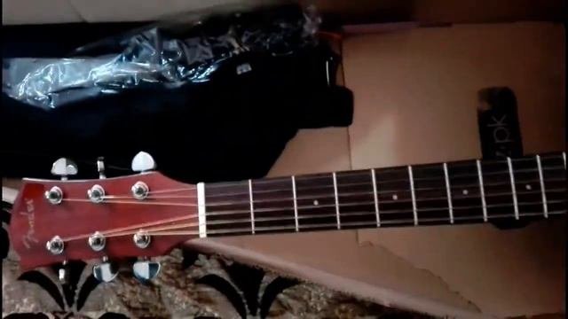 Fender CD-60CE Electric Acoustic Guitar Unboxing And Review