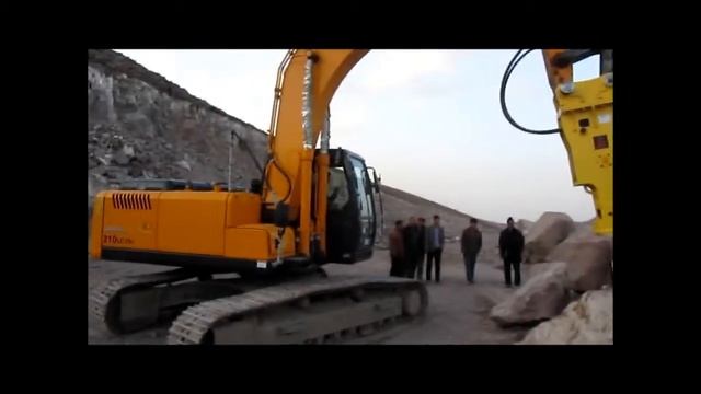 Гидромолот в работе